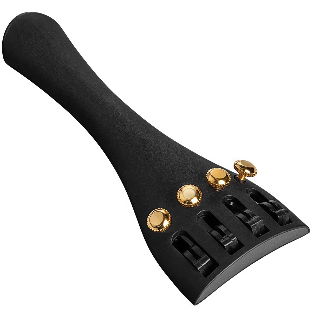 Musiin - Cordiera in fibra di carbonio per violino 4/4, design leggero e pratico, con 4 accordatori in metallo incorporati, regolazione migliorata dell'intonazione, adatta per performance