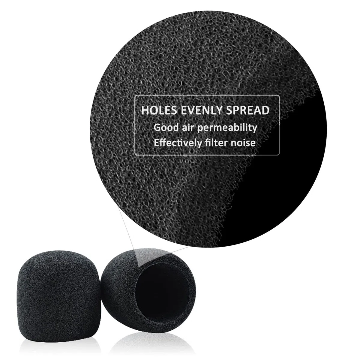 2 pezzi Microfono Della Copertura Del Microfono Filtro Microfono, Copertura di Schiuma Micro, Silenziatore Microfono, Filtro Microfono adatto per Blue Yeti Mic, Yeti Pro