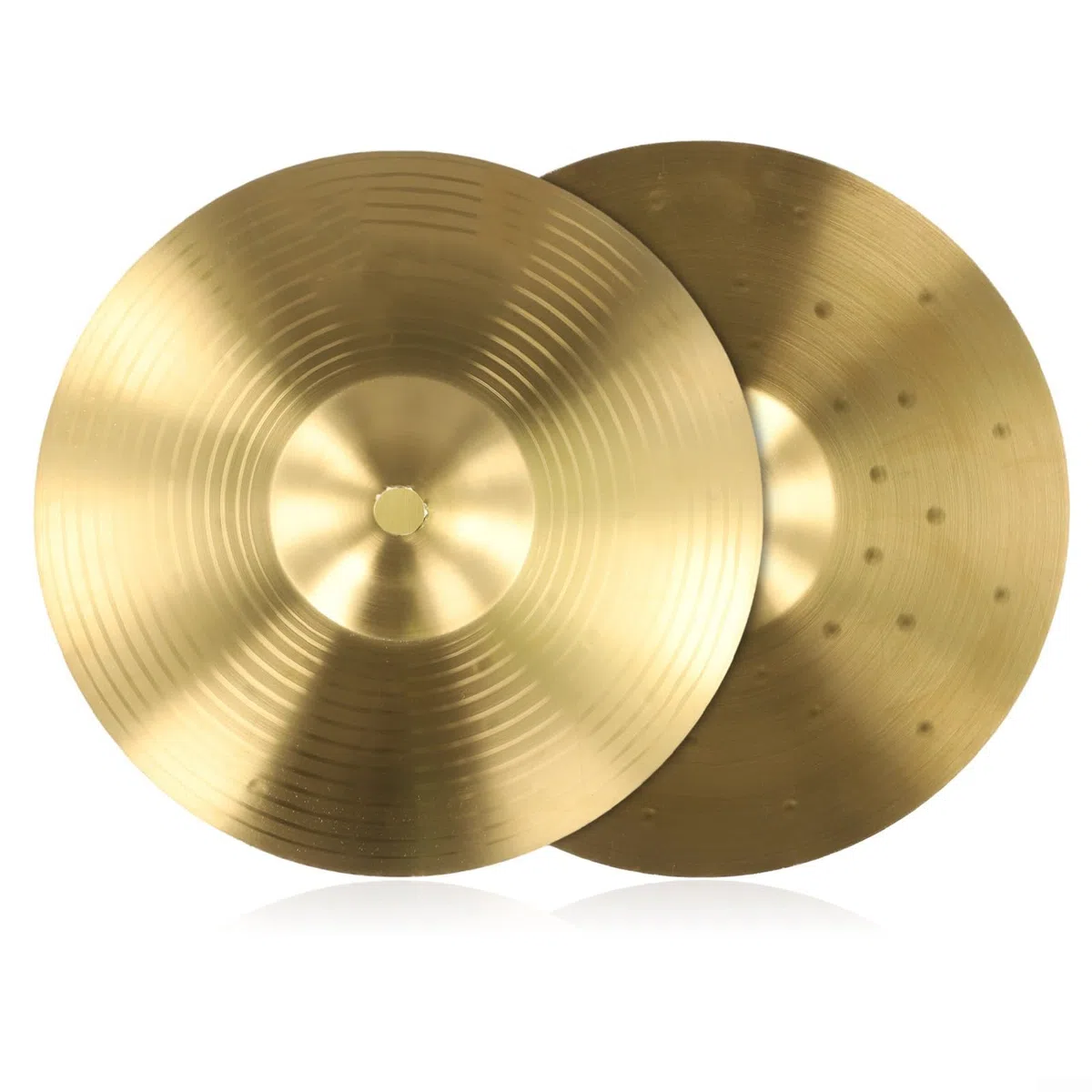 Crash 8" - Piatto Crash, Piatti Splash Cymbal 8 pollici per batteria, finitura tradizionale in ottone, jazz Drum Salviette in ottone tradizionale, per principianti musicisti professionisti (20,3 cm)