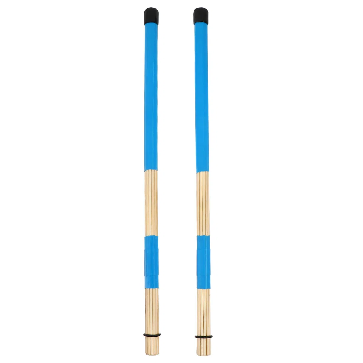 Healifty - 1 paio di bacchette per batteria in bambù per canna da pesca Jazz musica popolare portatile costruzione solida blu