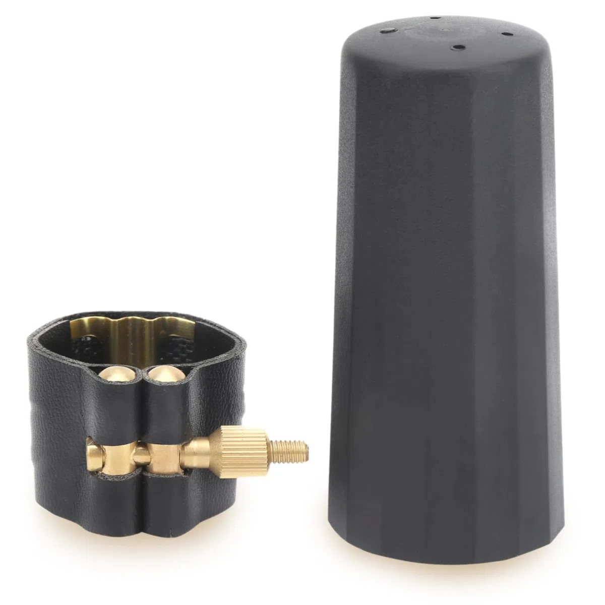 Legatura per Sassofono Contralto, Set di Legature per Sax Contralto Cappello per Sassofono Legatura del Sassofono Contralto con Cappuccio in Plastica per Sassofono Tenore