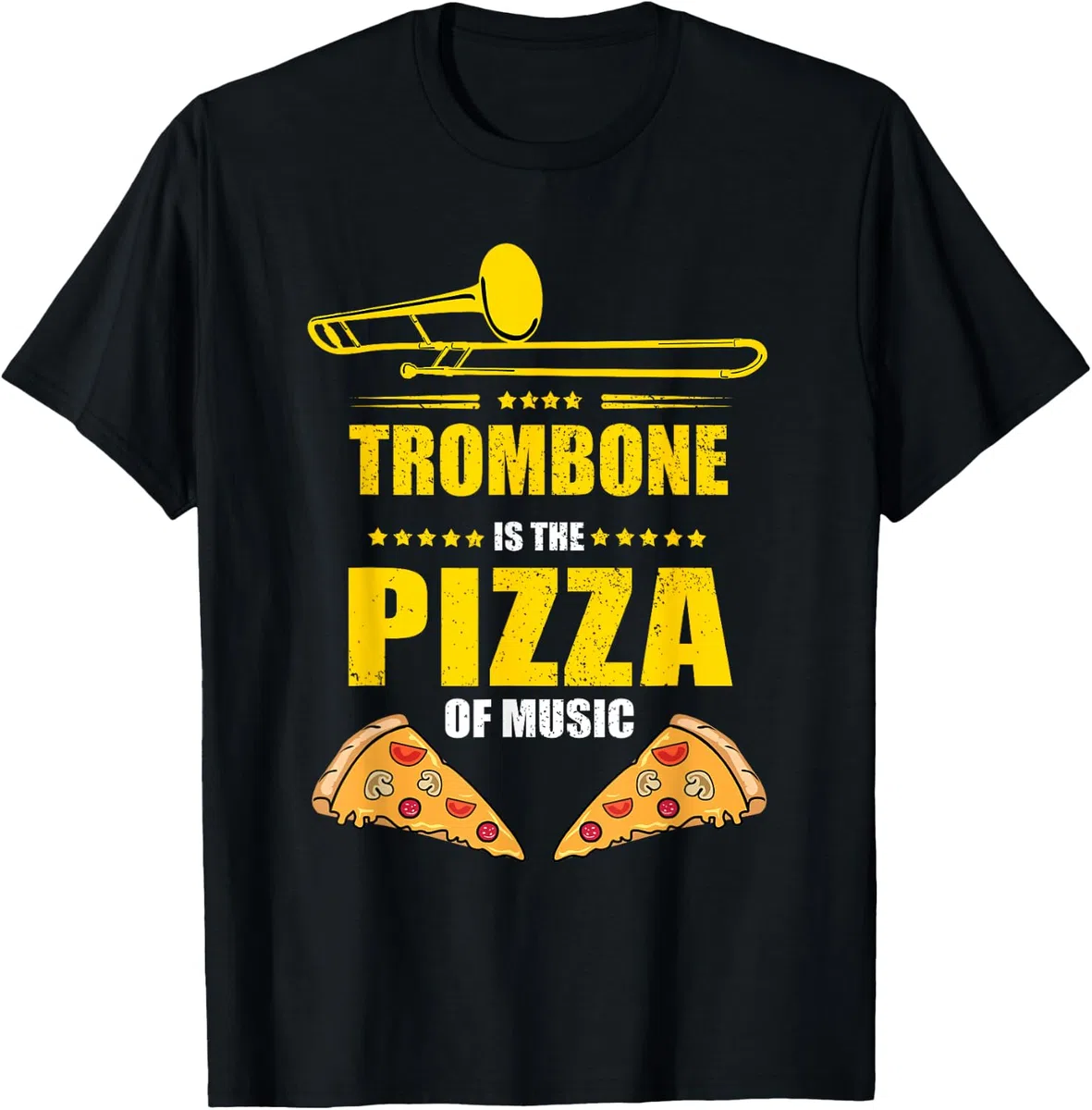 Il trombone è la pizza della musica Maglietta