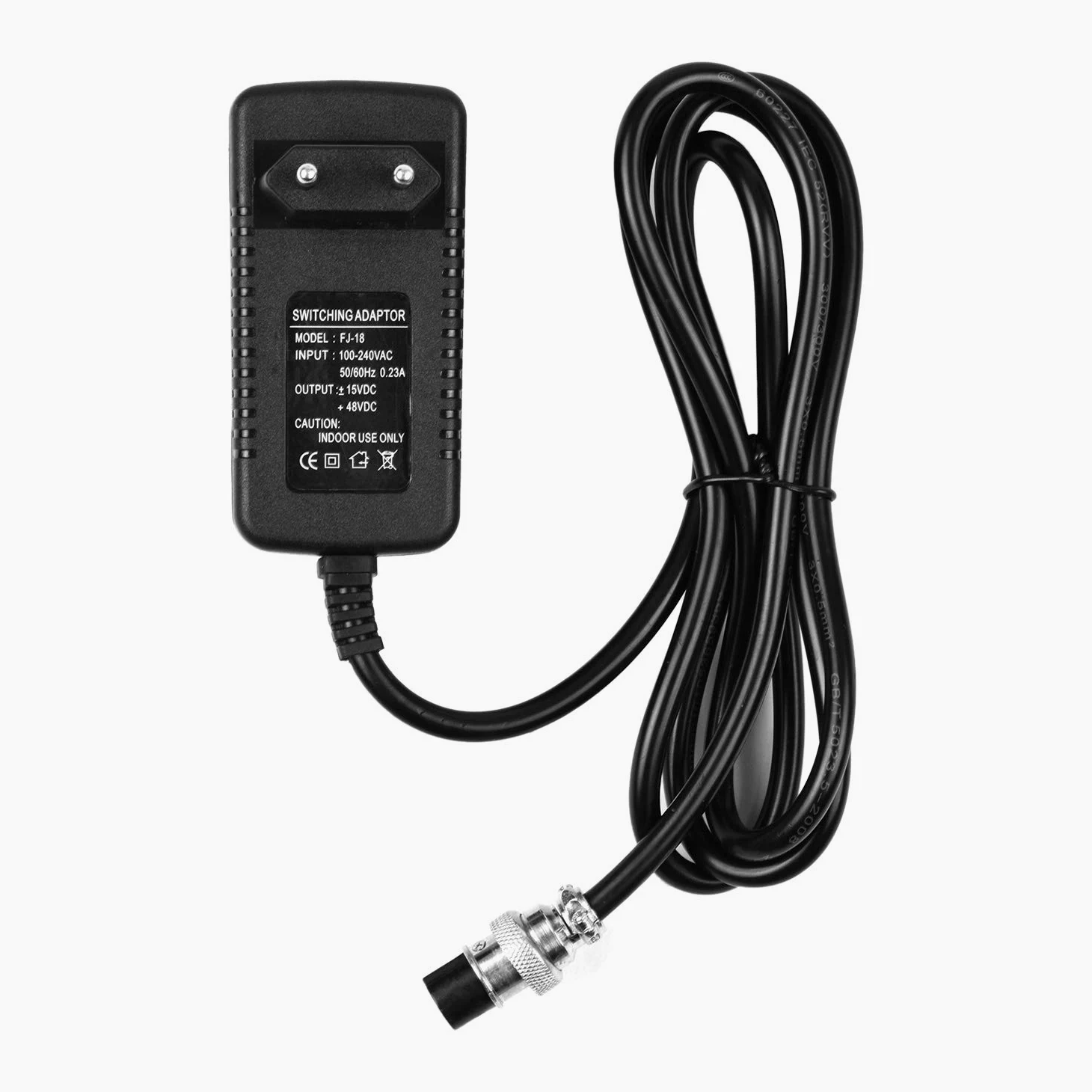 alimentatore per mixer, Console di miscelazione Alimentatore per miscelatore Adattatore CA 15 V 230 mA Connettore rotondo universale a 4 pin per 16 canali o inferiore Console di miscelazio