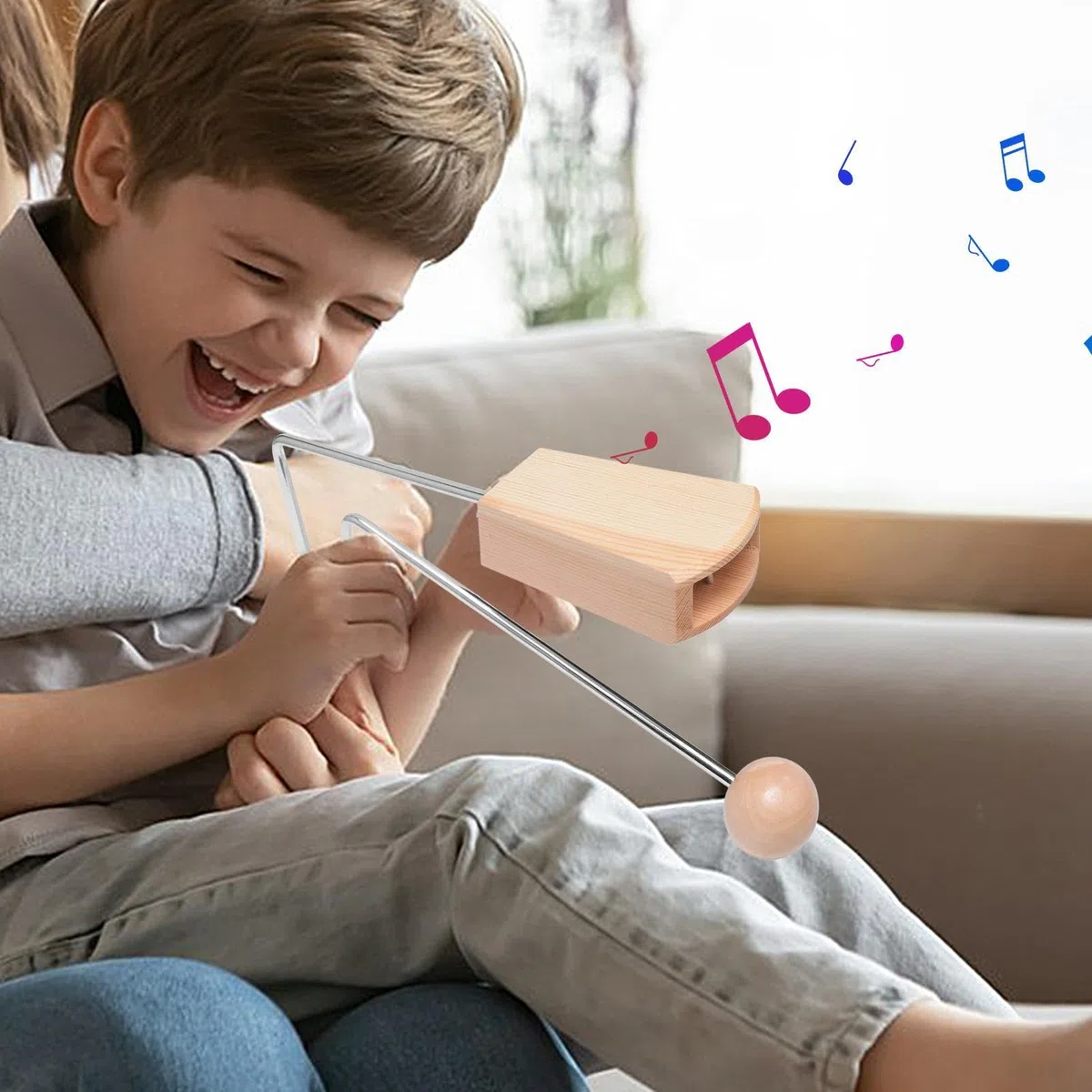 Strumento a percussione | Vibra-Slap in legno | Vibraslap Percussion Instrument | Vibraslap forte | Strumento musicale per musicisti, spettacoli, feste, palcoscenico