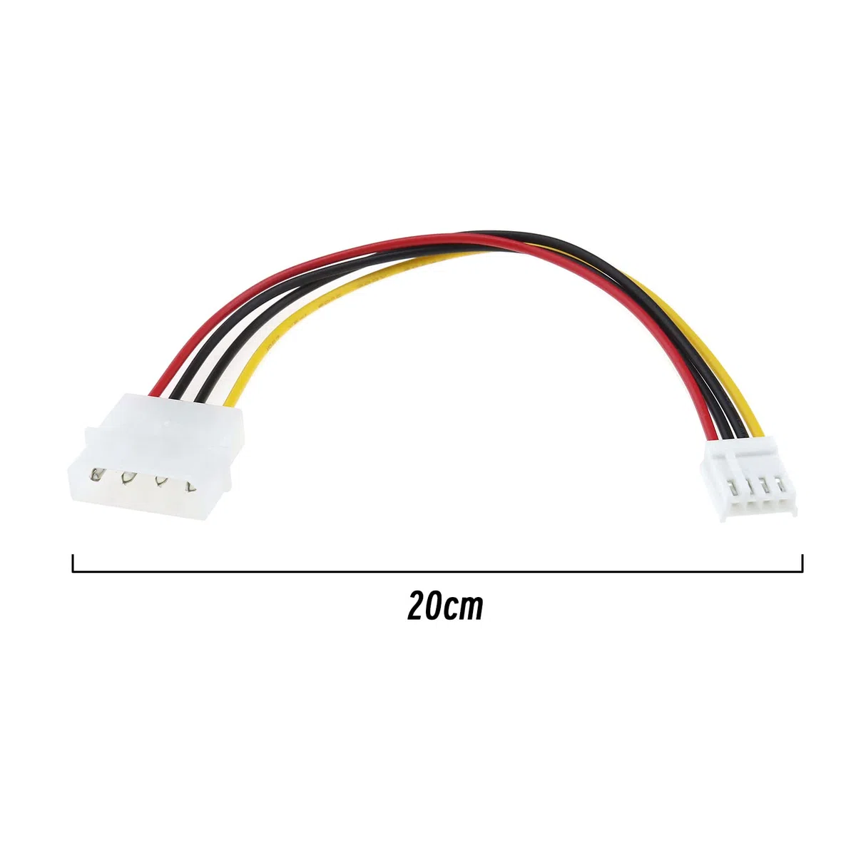 5 Pz Molex 4 Pin A Floppy 4 Pin Cavo Di Alimentazione PC Connettore Del Computer Cavo Di Prolunga Di Alimentazione Adattatore Joiner Accoppiatore 20 Cm