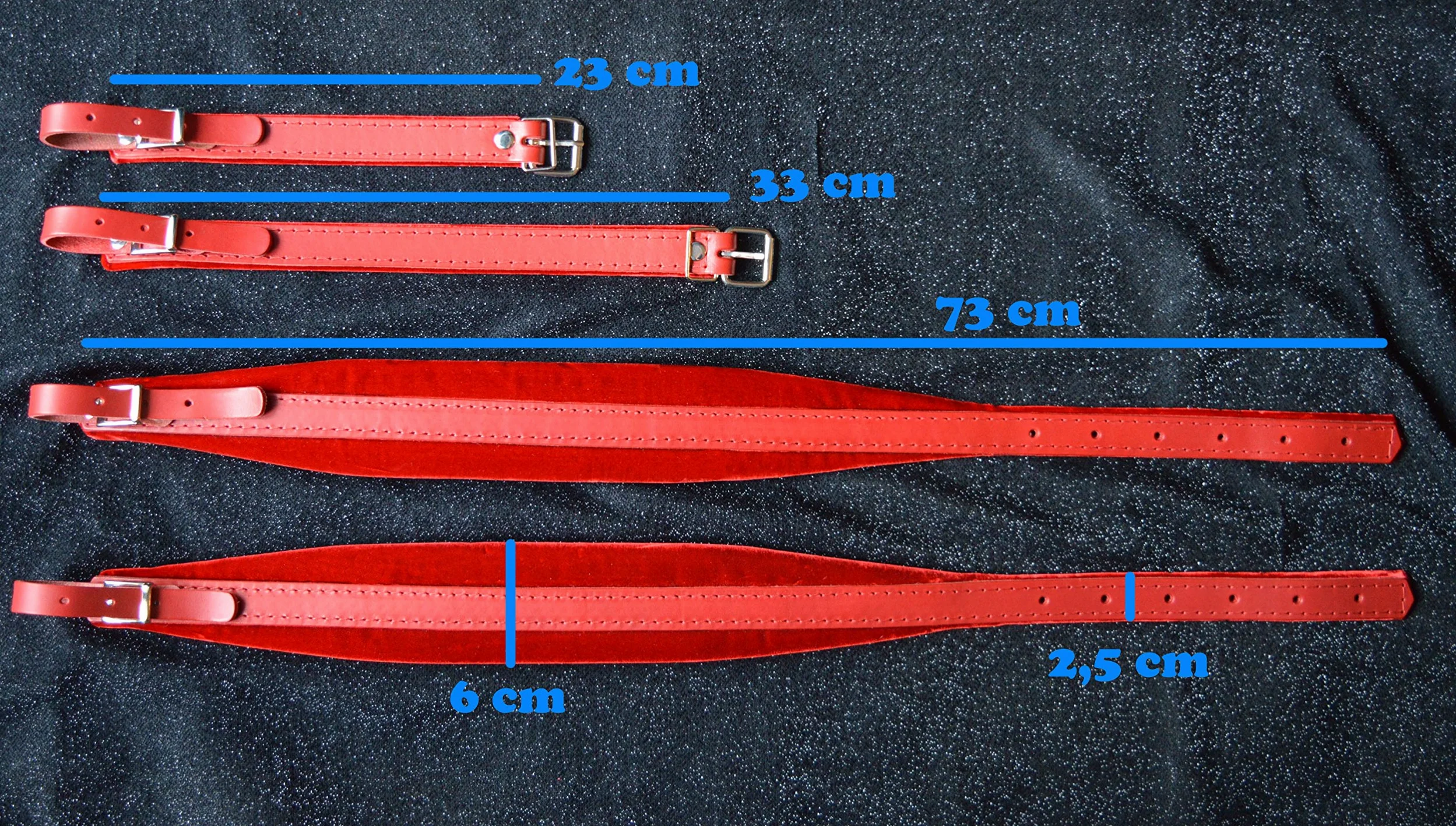 Tracolle Cinte Cinghie per fisarmonica 6 CM Professionali produzione italiana