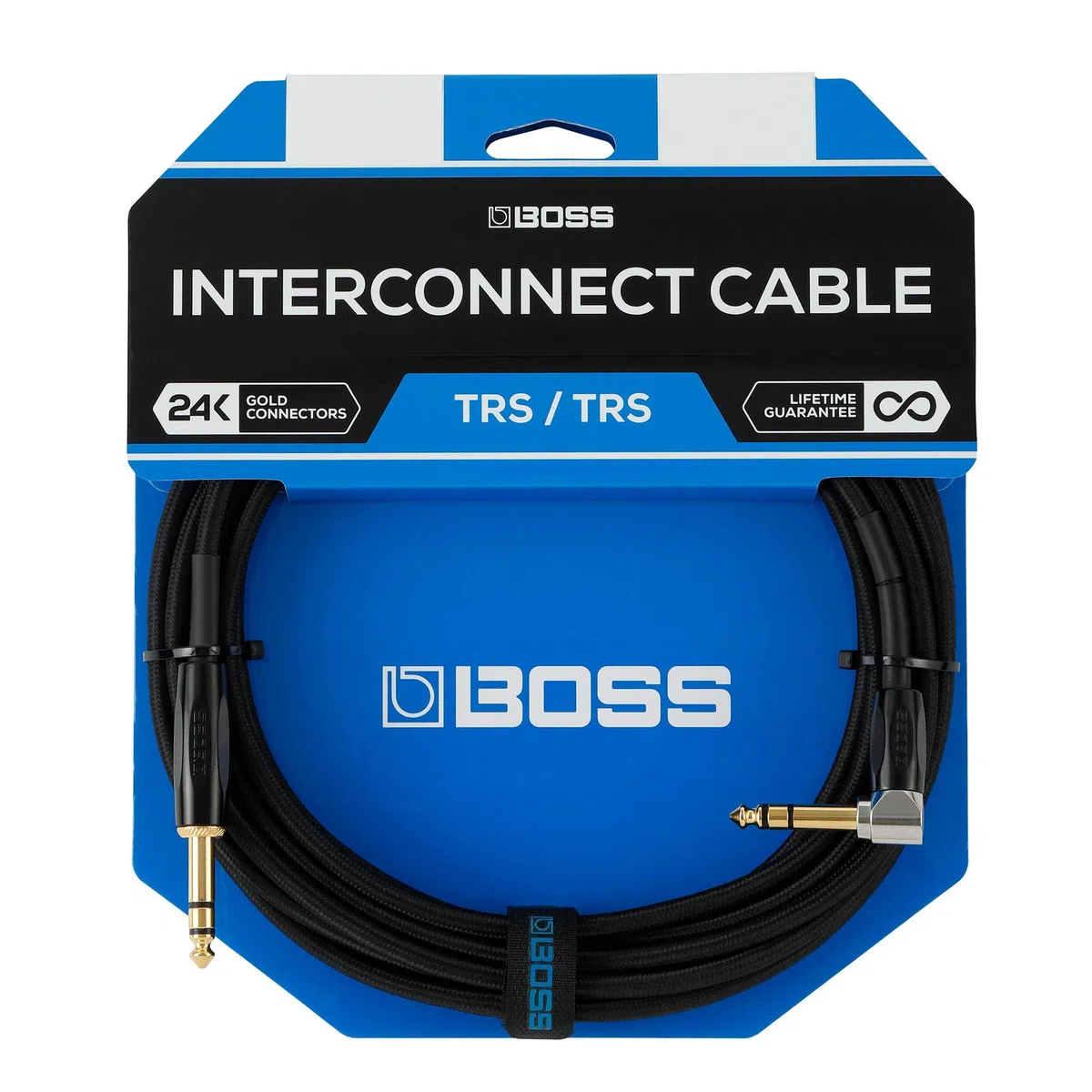 BOSS BCC-3-TRA – lunghezza 1m/3ft – Cavo TRS Pronto per il Palco per Interruttori a Pedale, Pedali di Espressione, e Connessioni Audio