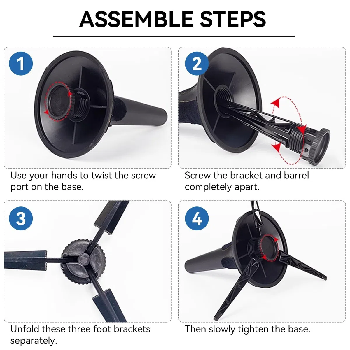Supporto per Tromba, Supporto per Strumenti in Ottone Supporto Pieghevole Portatile con 3 Gambe Accessorio per Strumenti Musicali per Tromba Clarinetto