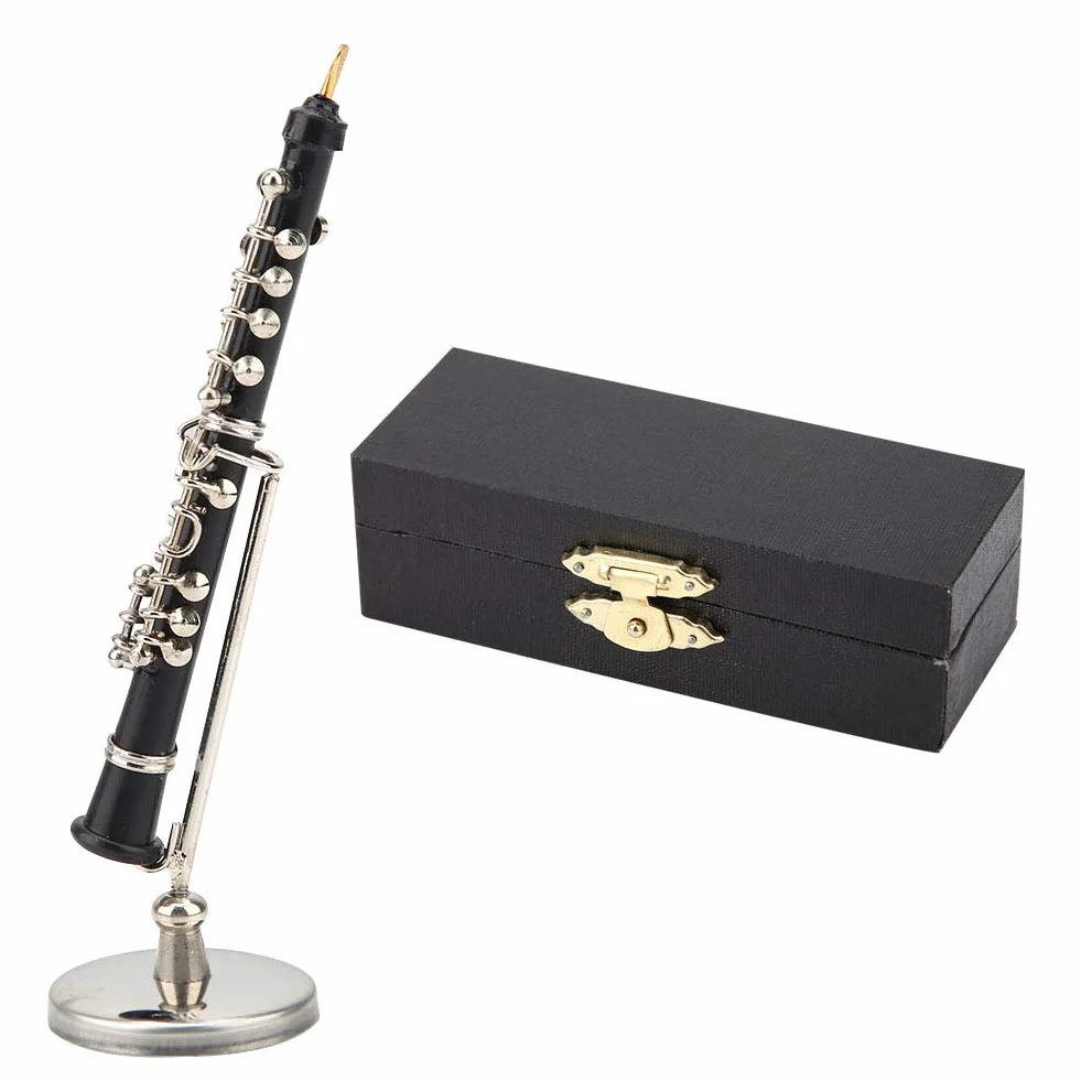 Modello Oboe, Replica di Oboe Ornamenti di Strumenti Musicali Collezioni di Ornamenti Decorativi per Comodino da Scrivania