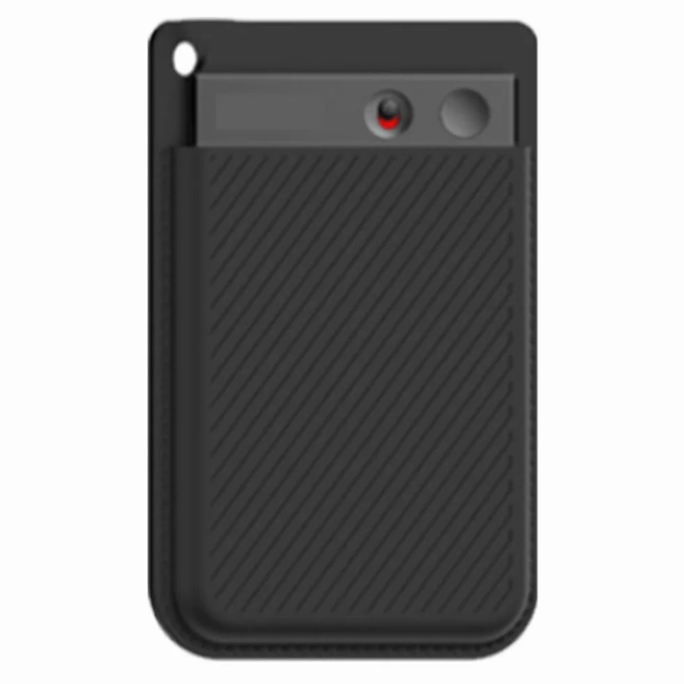 Custodia protettiva per registratore, custodia per registratore vocale portatile, compatibile con registratore audio NOTE AI (nero)