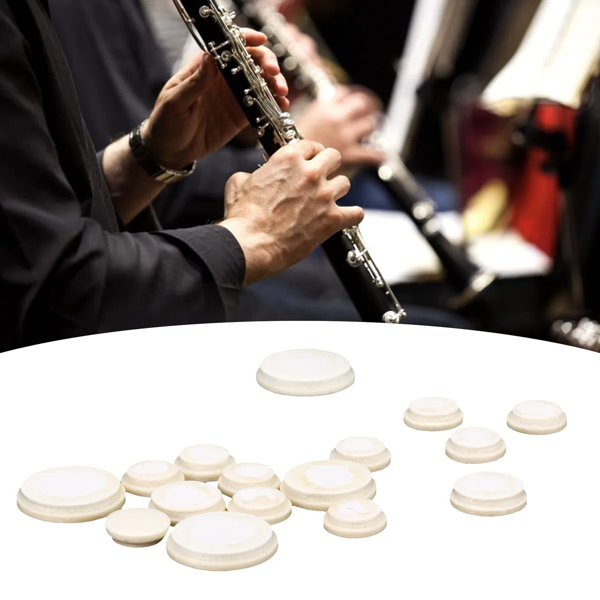 Cuscinetto per clarinetto, accessori per strumenti Cuscinetti per strumenti a fiato in sughero per la sala da per l'aula di musica