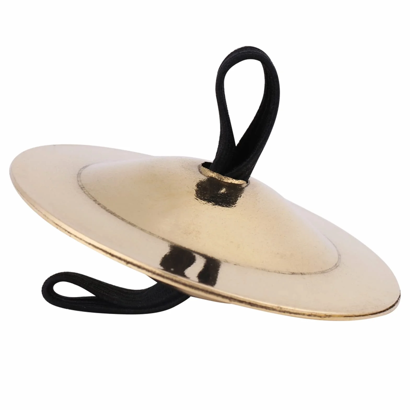 Gold finger piatti in ottone, 2 pezzi danza del ventre in ottone dito Zills/Sagats/piatti, 5 cm/5,1 cm finger Cymbals strumento musicale del ventre danza di