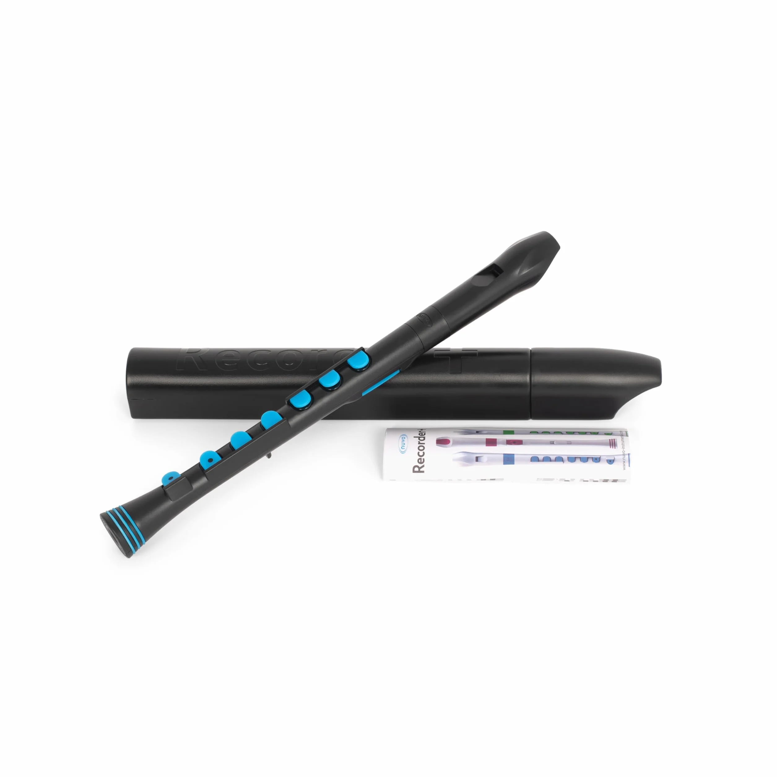 Nuvo N320RDBBL Registratore Plus con bordo blu, nero