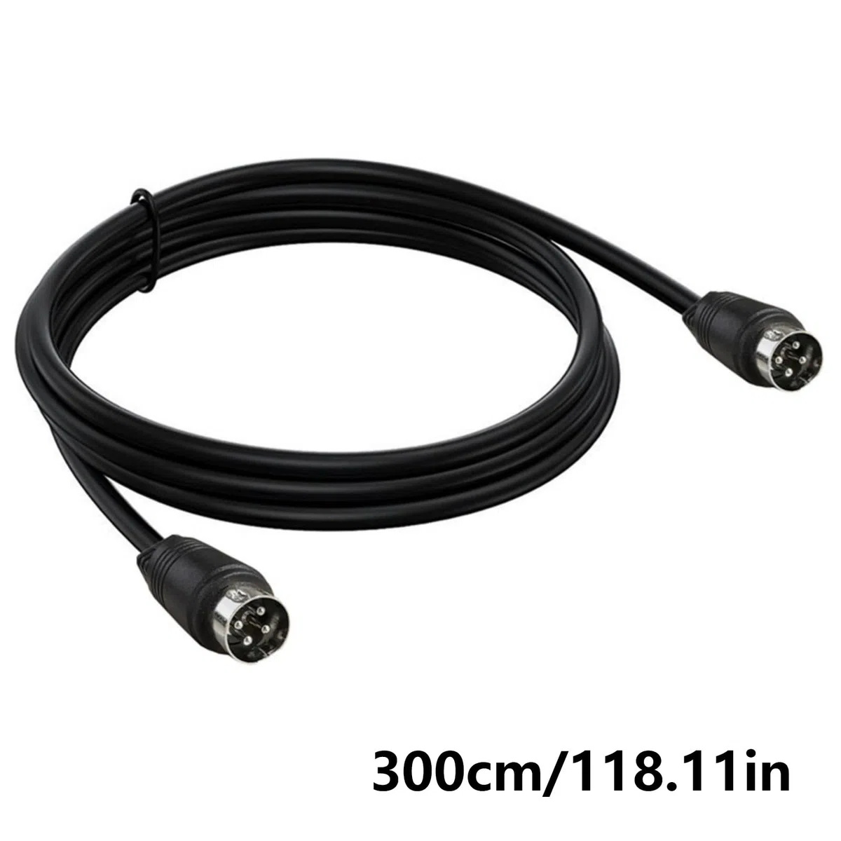 Cavo adattatore maschio DIN a 4 pin DIN maschio a 4 pin maschio a maschio per DVR videoregistratori digitali e audio Dev cavo di alimentazione maschio