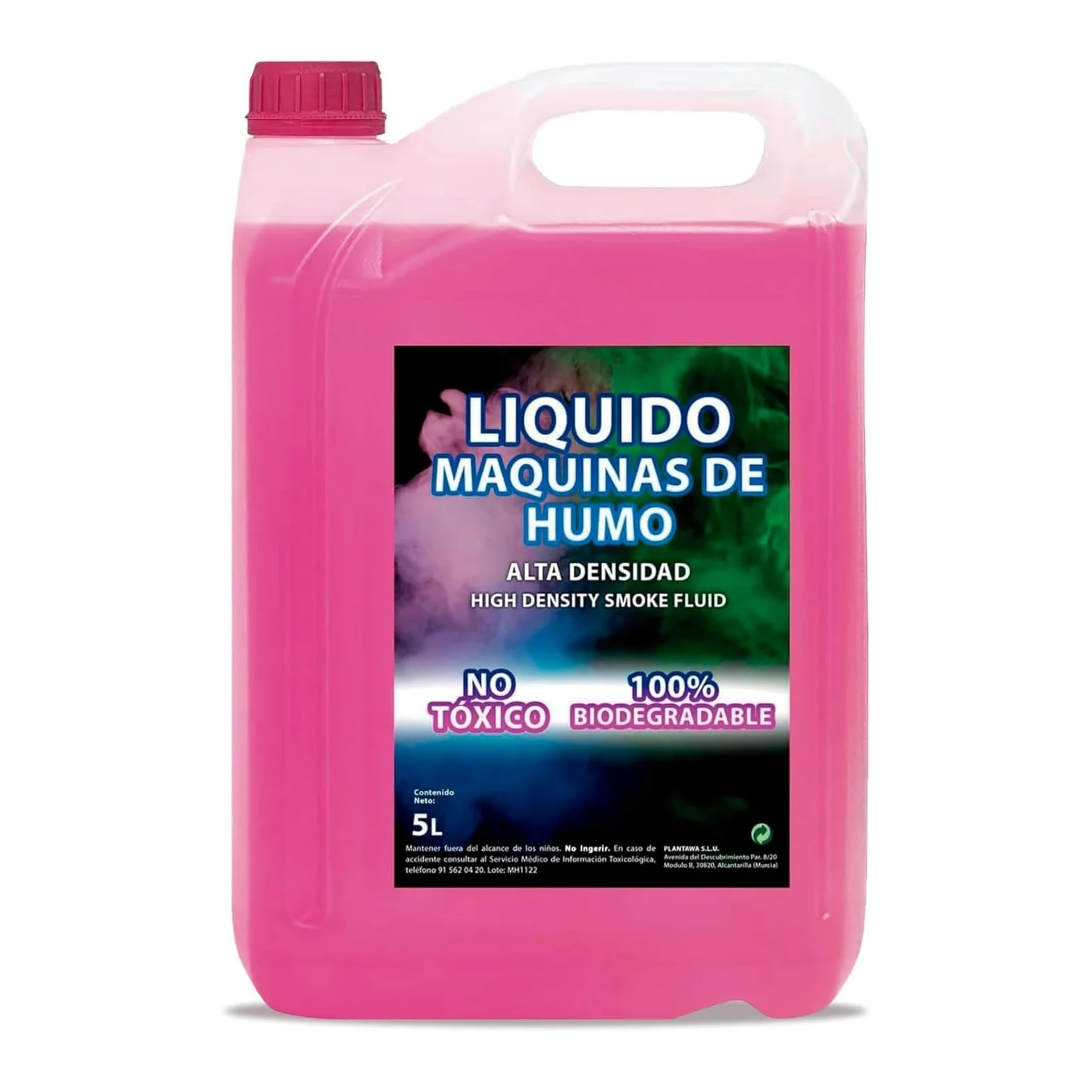 PLANTAWA Liquido Macchina del Fumo Alta Densità 5L | Effetto Nebbia Densa e Duratura | Compatibile con Tutte le Macchine del Fumo | Ideale per Feste, Eventi e Concerti