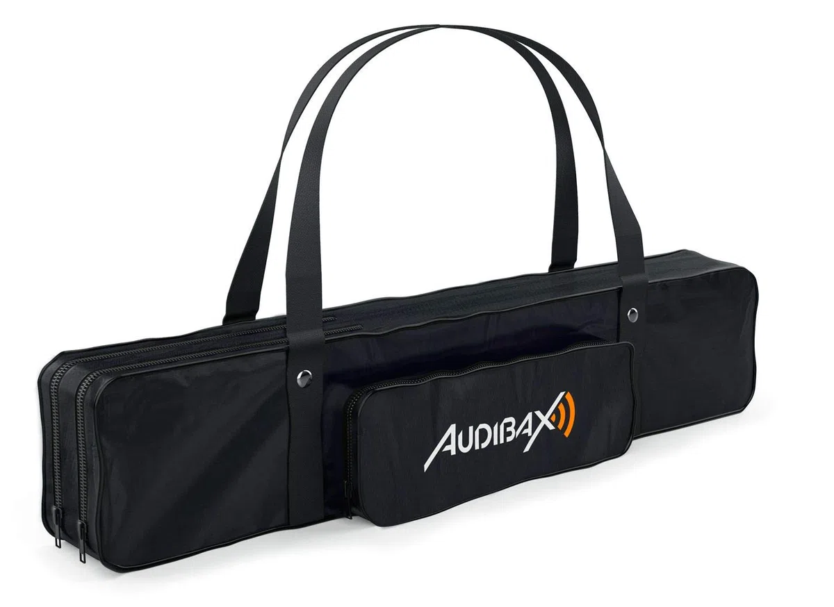 Audibax MS Bag - Custodia per Supporti per Microfono - Borsa con due Manici Robusti e Confortevoli - Custodia con Protezione contro Sporco, Umidità e Polvere - Include Tasca Interna Portaoggetti