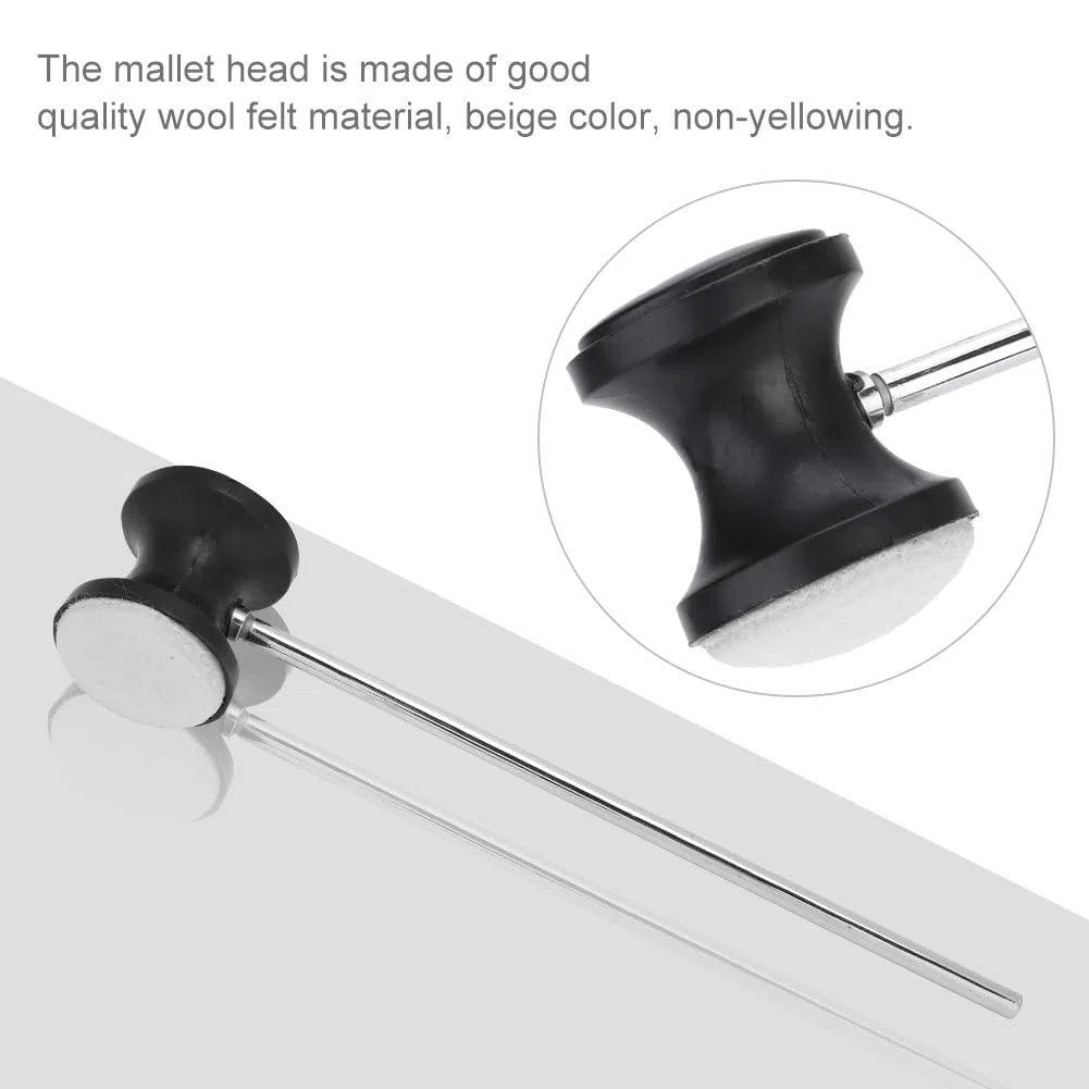 Battente per Batteria per Pedale, 2 Pezzi Martello per Pedale della Grancassa Accessori per Strumenti a Percussione del Martello del Battitore del Pedale del Tamburo