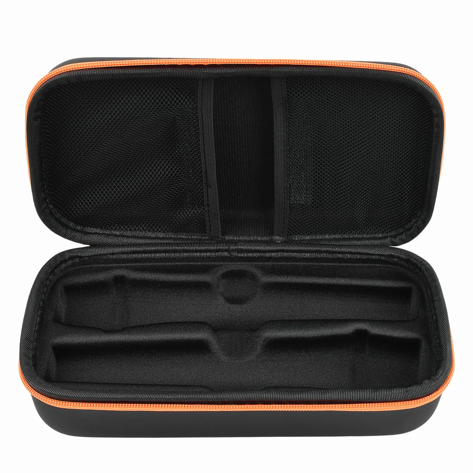 Custodia per Microfono Wireless per 2, Borsa Custodie per Microfoni Portatile Protettiva, Custodia Rigida Portatile per Microfono per Ricevitori, Adattatori, Batterie, Caricabatterie (Solo Borsa)