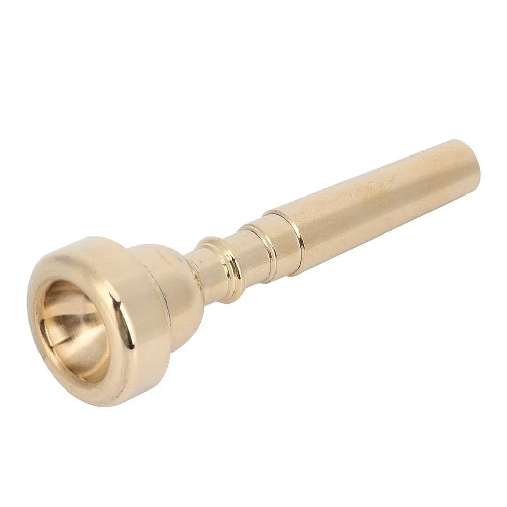 Bocchino per tromba in metallo, bocchino per tromba in tono dorato, 3C 5C 7C(Oro 7C) Accessori Per Prestazioni