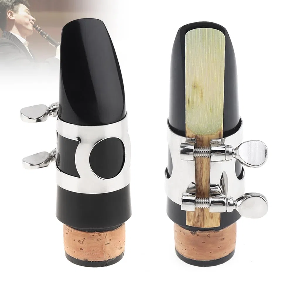 Bocchino per clarinetto in Sib con cappuccio legatura ance, kit tradizionale per clarinetto, bocchino professionale