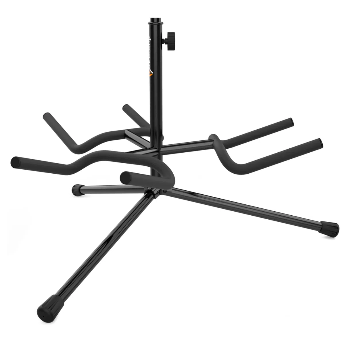 Audibax SG-032 - Supporto Universale per 3 Chitarre o Bassi - Supporto da Terra per Chitarra Elettrica, Acustica e basso Elettrico - Struttura Robusta e Stabile, Regolabile in Altezza e Pieghevole