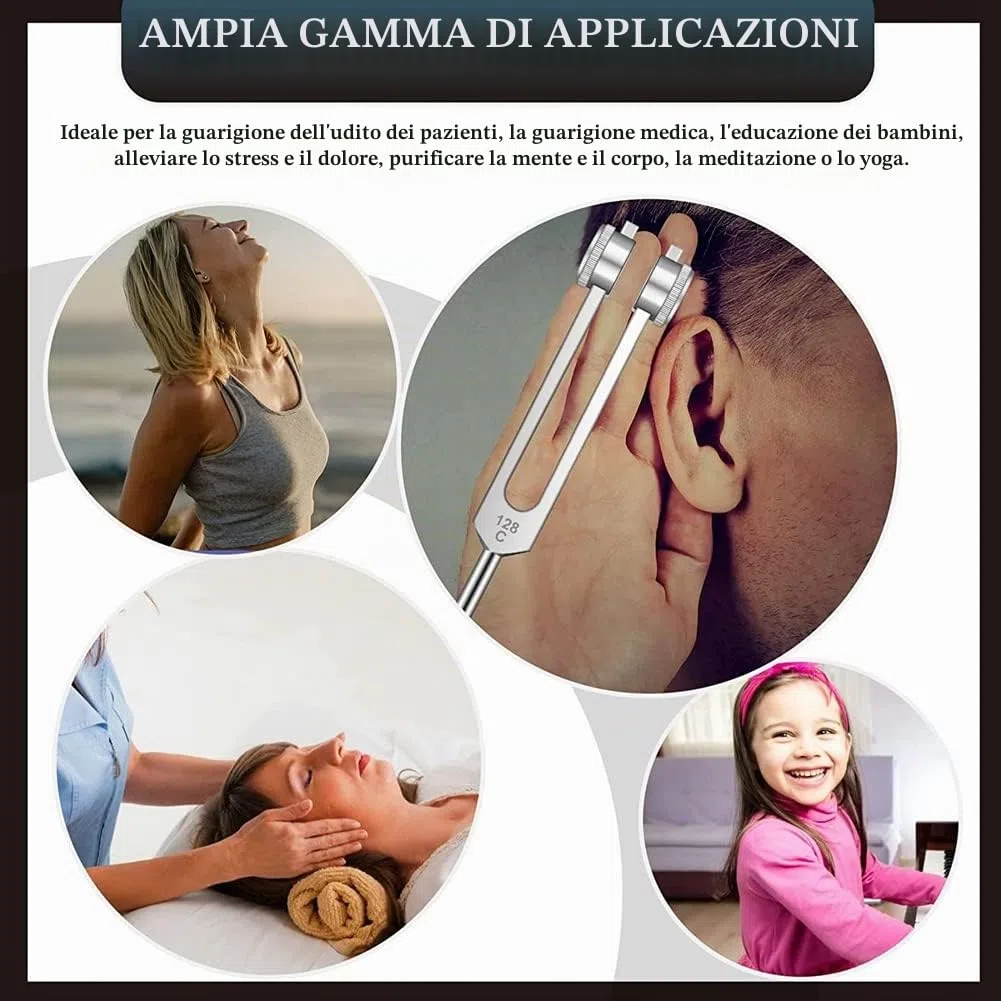 Set di – 128 Hz, 256 Hz, 512 Hz, forchette per la guarigione, , terapia suono, cervo, e anima