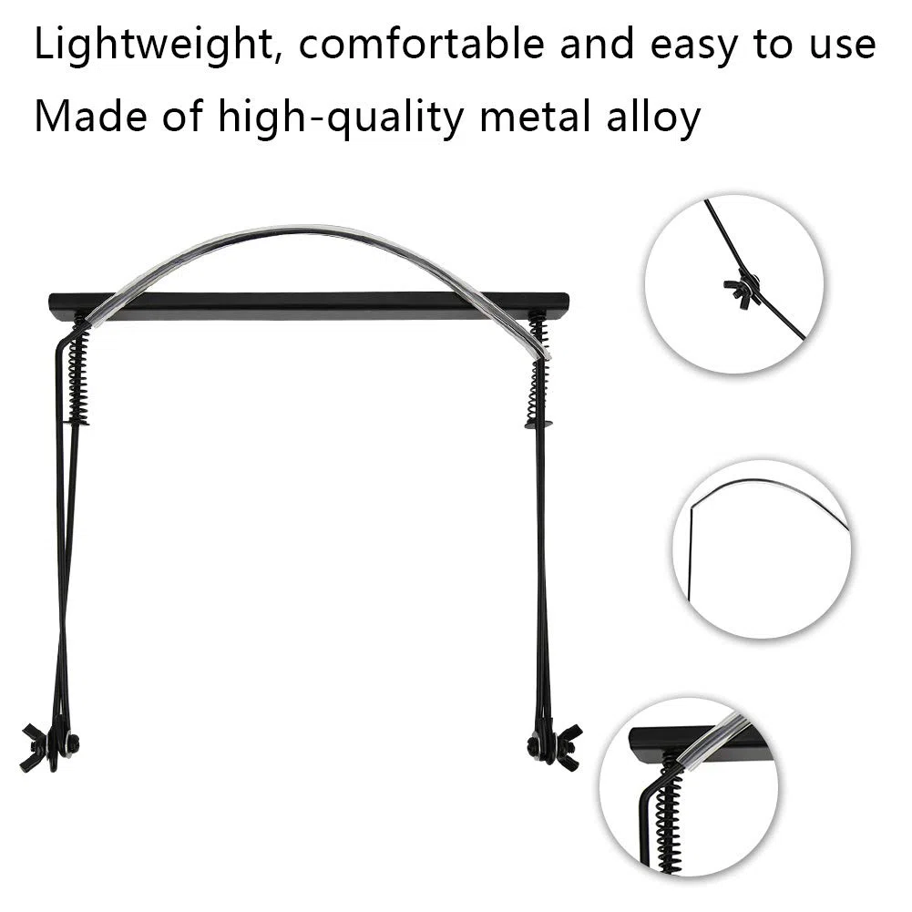 Supporto per armonica, supporto per armonica a bocca Supporto per armonica per per collo per a 24 fori(Nero) Accessori Per Prestazioni