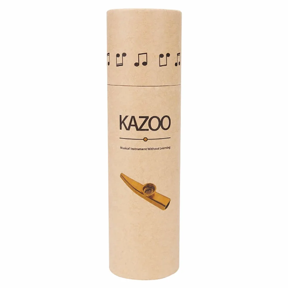 Alnicov - Kazoo in lega di alluminio, con 5 membrane, in una bella scatola per strumenti musicali, ottimo accompagnamento per ukulele, chitarra o altri strumenti musicali (viola)