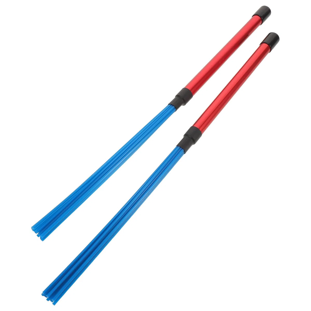 Spazzole Suono e in Nylon Batteria Manico Jazz per Pezzi di Alluminio, Struttura a Fascio, 2 Delicato effidabile Snare Drum e Cajon
