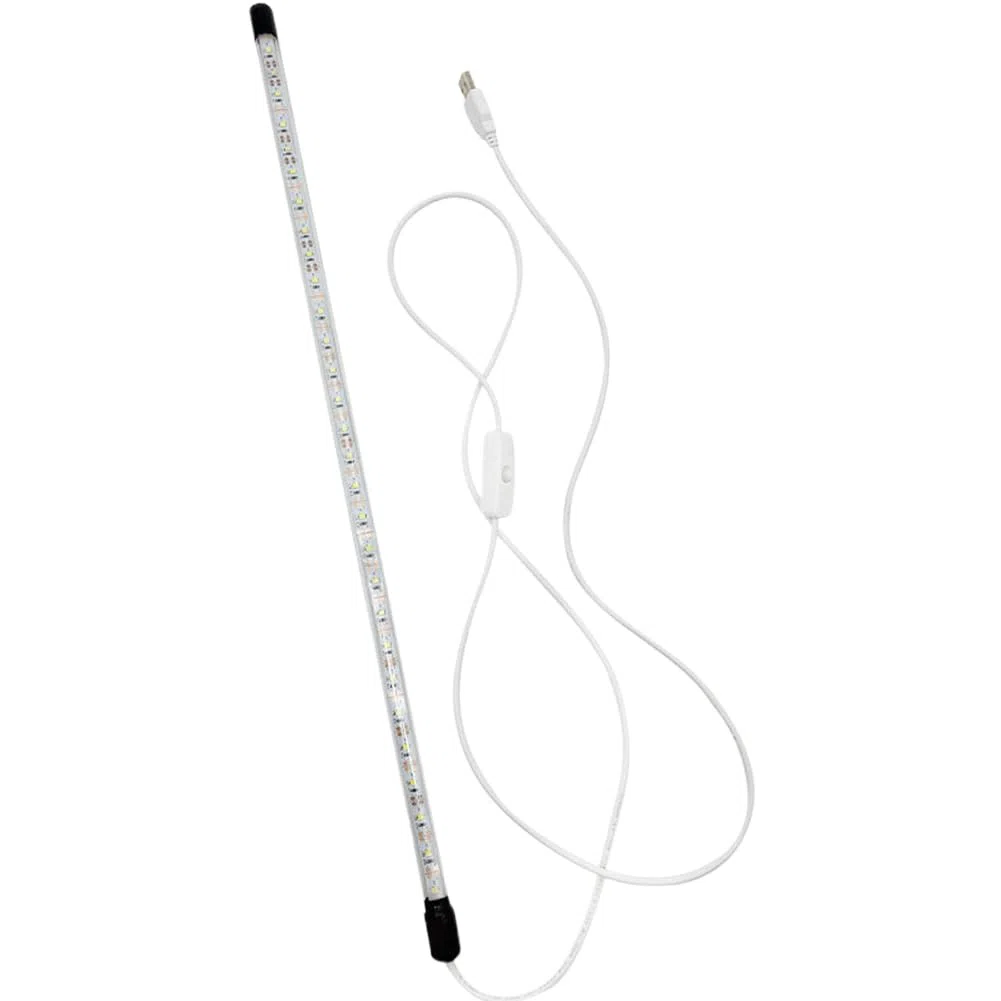 Striscia luminosa a LED per sax flauto per sassofono, con spina USB e interruttore, luce di rilevamento perdite multifunzione per riparazione strumenti a fiato