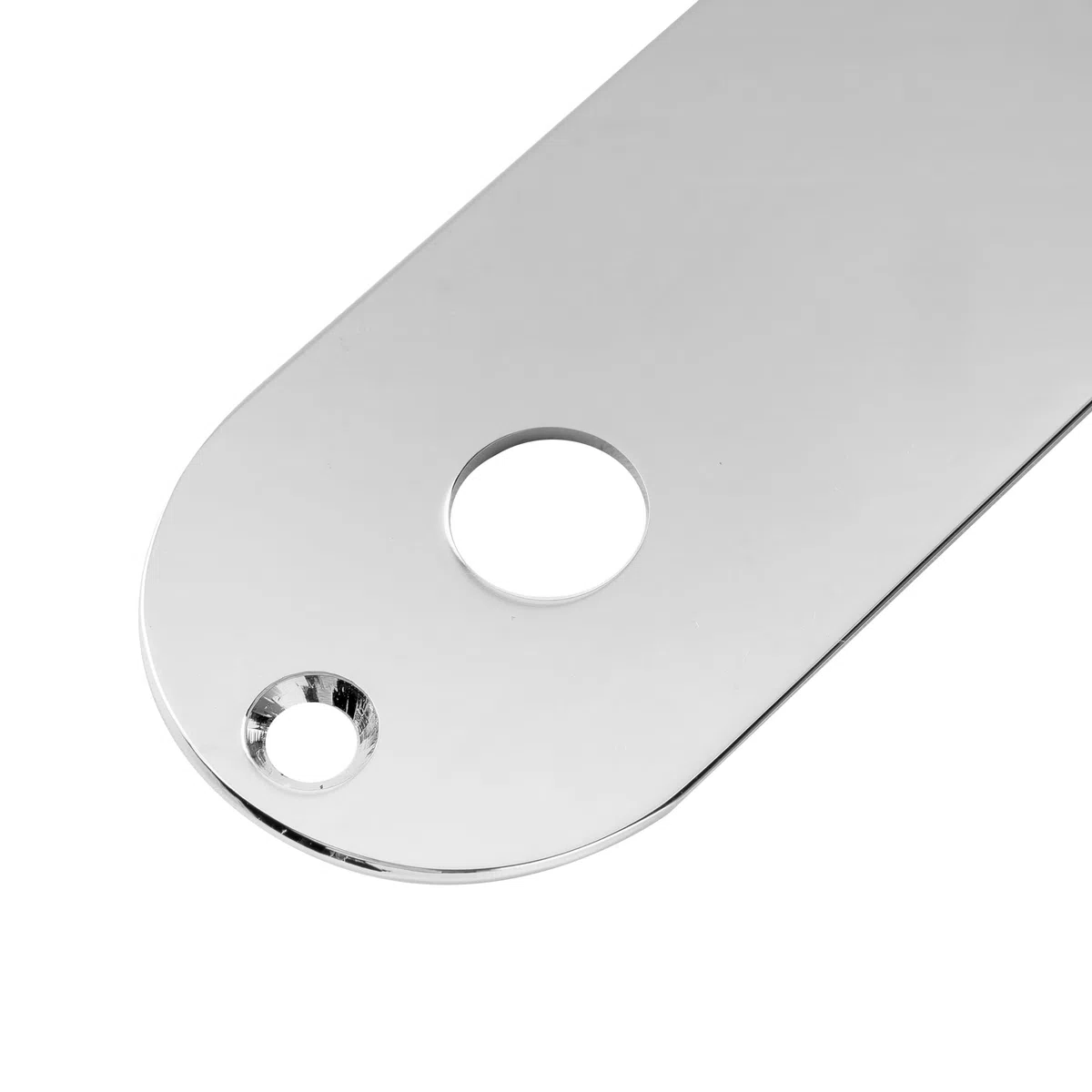 Musiclily Pro 32mm Piastra Controlli Telecaster in Acciaio con Foro Stretto Potenziometro e Slot Selettore Angolare per Chitarra Elettrica tipo Tele, Cromato