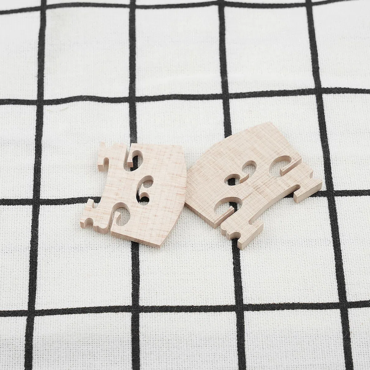 10Pcs Violino Maple String Bridge Yard Sostituzione 4/4 3/4 1/2 1/4 1/8 Violino String Bridge Strumenti Accessori Parte 20g