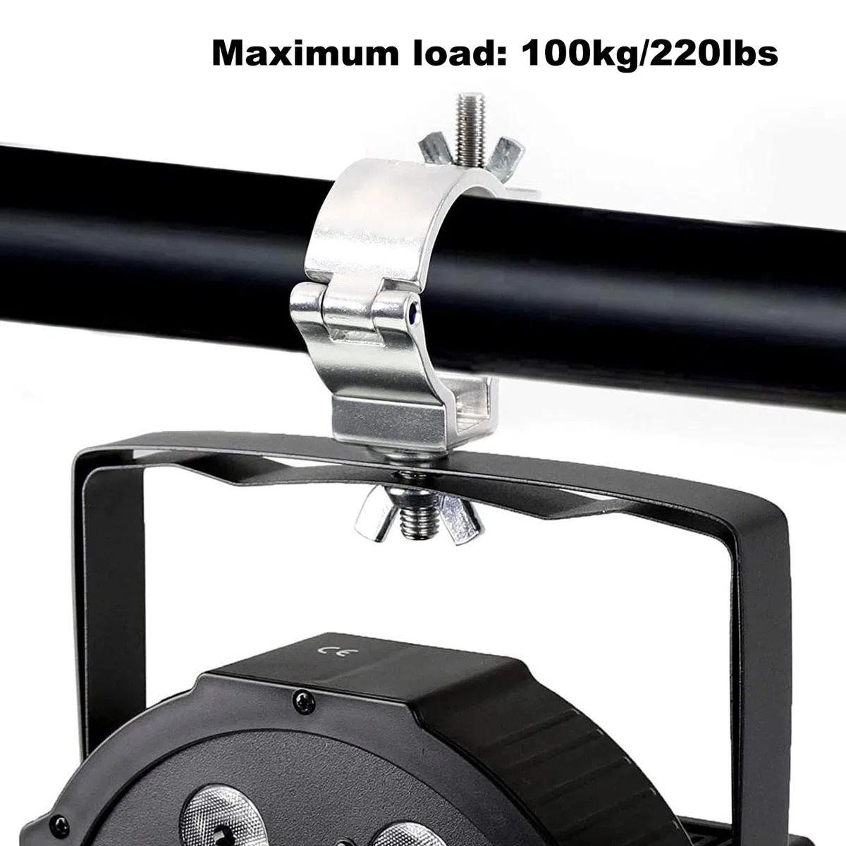 Truss Clamp Dj O-Clamp Carica Max 100Kg Luce di Scena Morsetti Gancio fit Tubo 25-30 mm Luce Della Fase Travatura Morsetti Morsetto per Traliccio in Alluminio per Dj Illuminazione Palcoscenica Faretti