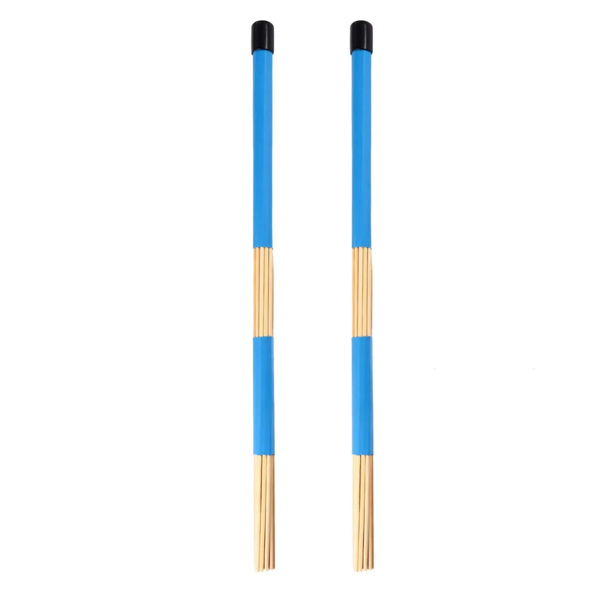 SUPVOX 1 Paio Spazzole Batteria in Legno Spazzole Tamburi Adatto per la Musica Metal Rock Jazz Funk Cajon Tecniche di Percussione