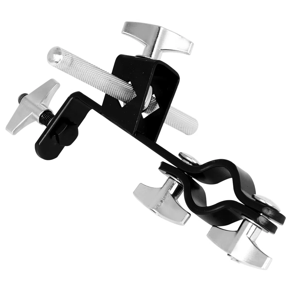 Cowbell Percussione Supporto Morsetto Regolabile Cowbell MountIng Staffa Morsetto Tamburello Tamburello Clip di Facile installazione
