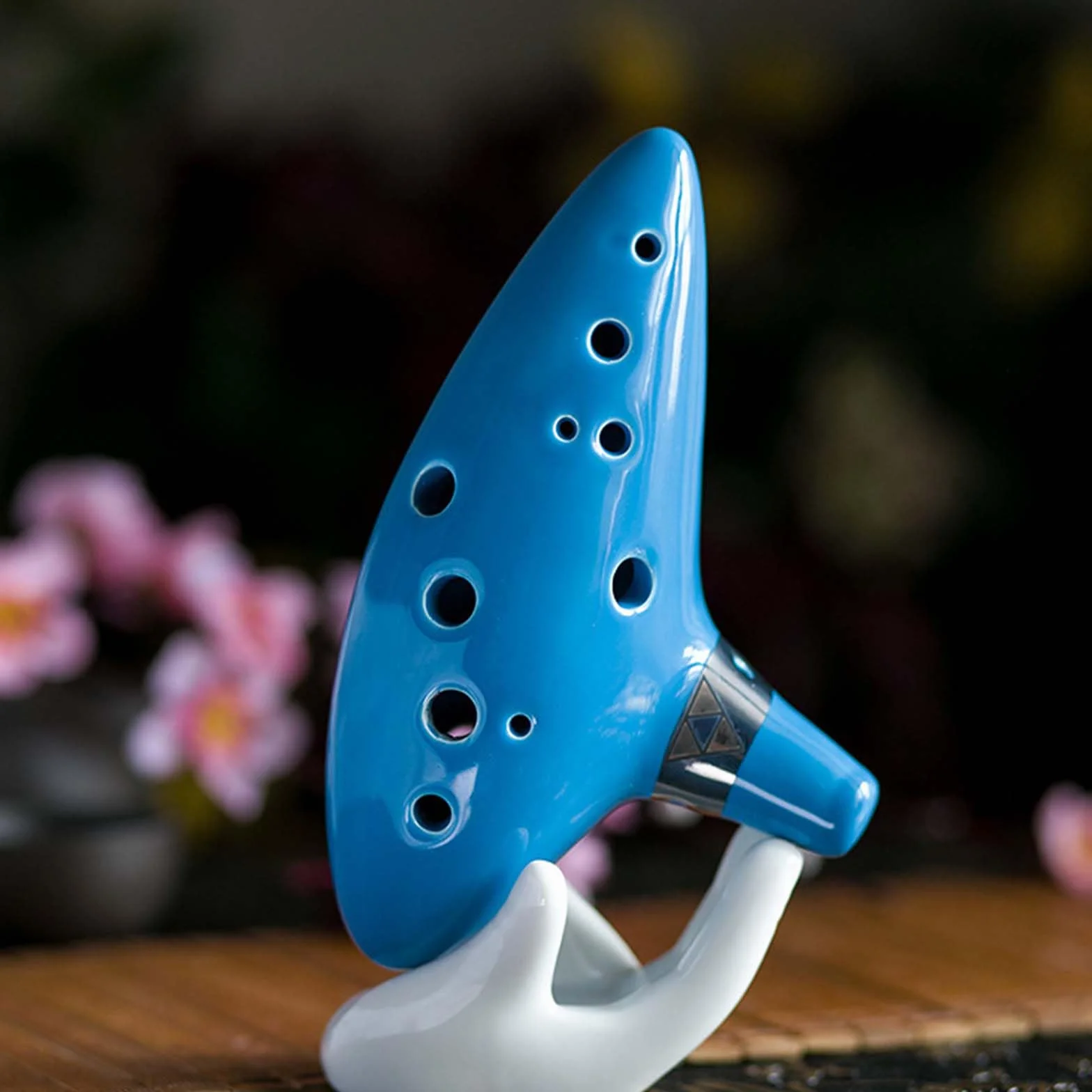 OcarinaAlto C,ZeldaOcarina Ceramica,Ocarinaa12 fori,Ocarina,12 ForoOcarina di Ceramica Alto C,Ocarina,Viene fornito con poggiamano, custodia protettiva, corda, libro di canzoni, per principianti