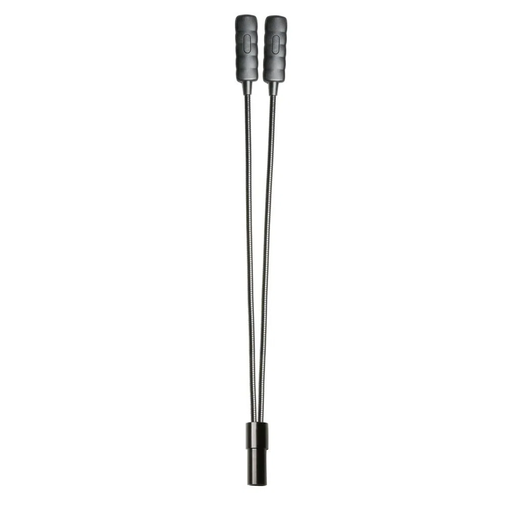 Adam Hall Stands LED 2 ULTRA XLR 3 - Lampada a collo di cigno XLR a 3 poli con 8 COB LED