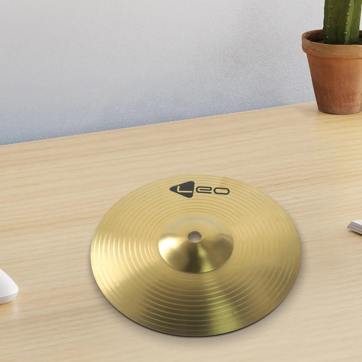 Crash 8" - Piatto Crash, Piatti Splash Cymbal 8 pollici per batteria, finitura tradizionale in ottone, jazz Drum Salviette in ottone tradizionale, per principianti musicisti professionisti (20,3 cm)