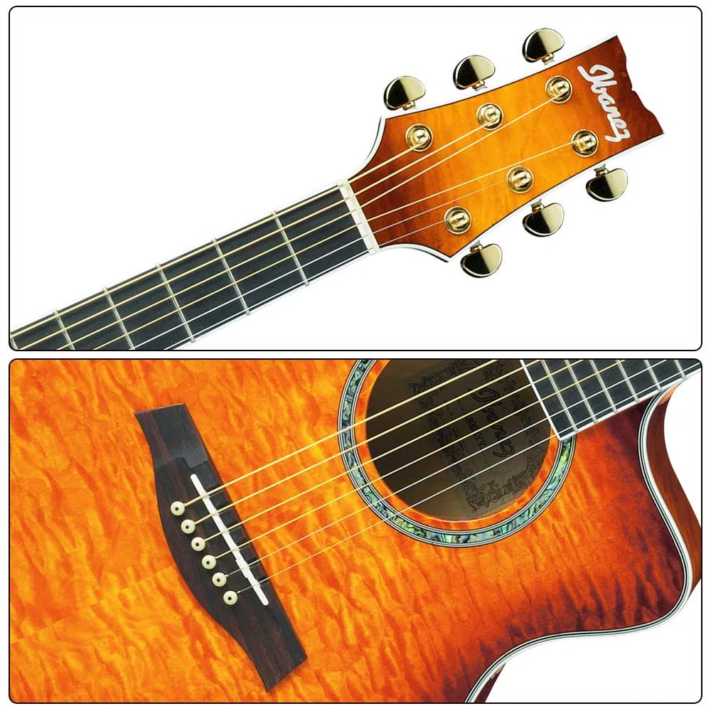 LYTIVAGEN Piroli Chitarra Acustica 12 Pz Perni per Chitarra 2 Pezzi Ponte Sella e Dado e Perni del Ponte Estrattore per Ponti Rimuovere Strumento Folk Chitarra Parti