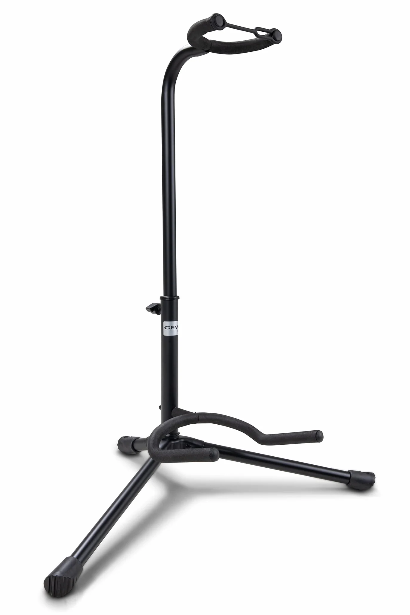 GEWA supporto per chitarra Classic - per chitarra acustica ed elettrica - chiusura in gomma - base 56x34 cm - nero - GS-10B
