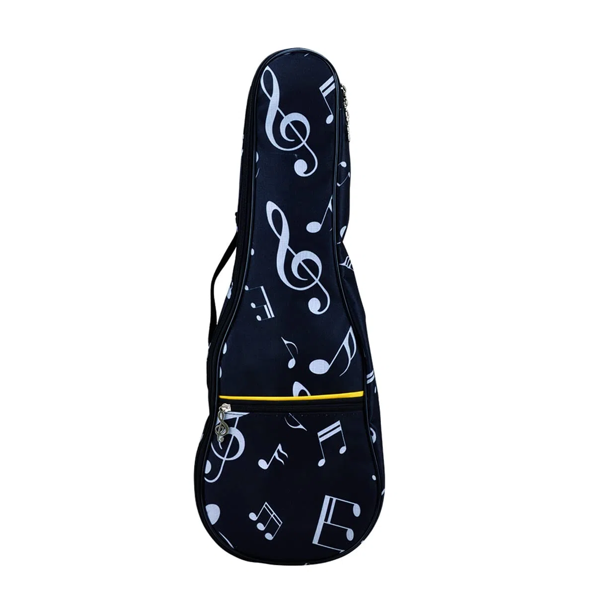 Ukulele - Custodia per ukulele da 23 pollici, dal design con note musicale, impermeabile, resistente, imbottita, con cinghie regolabili, fatta a zaino