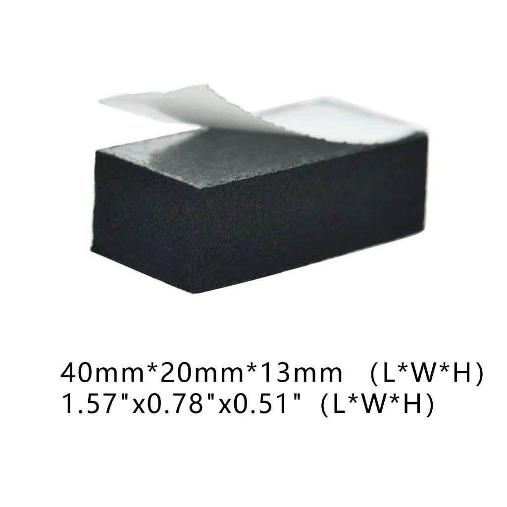Dopro 10 cuscinetti in schiuma per pickup per chitarra e basso, 40 x 20 x 13 mm, in schiuma, per pickup di precisione