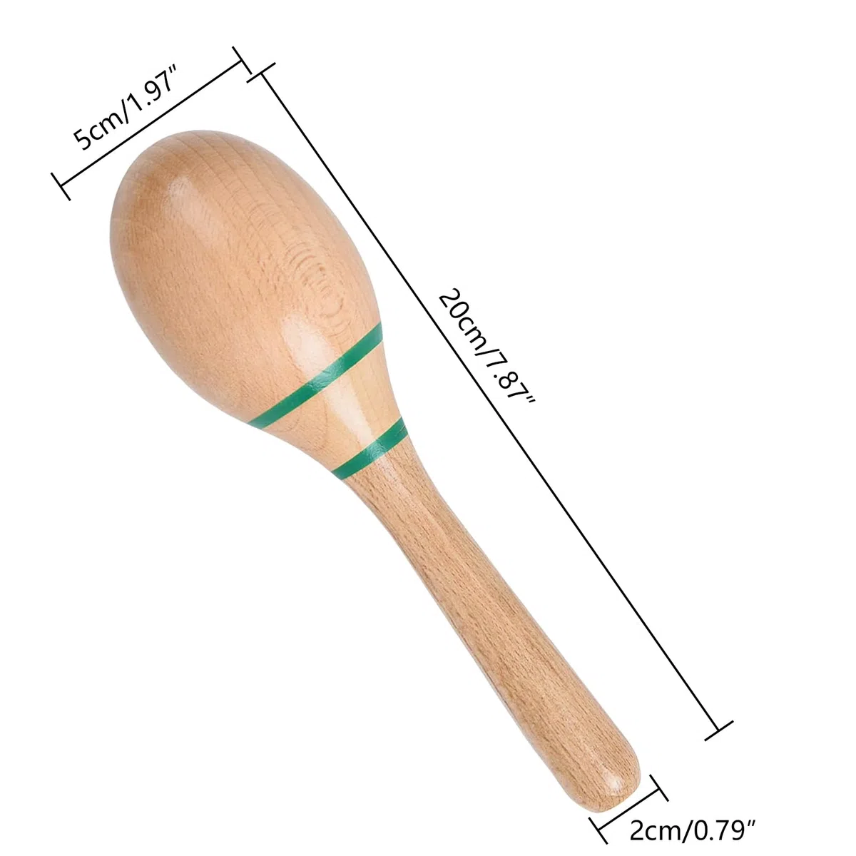 Musiin Vibrant Sound Maracas - Ergonomic Percussion Shakers for Studio, Stage, and Fun(Green label)