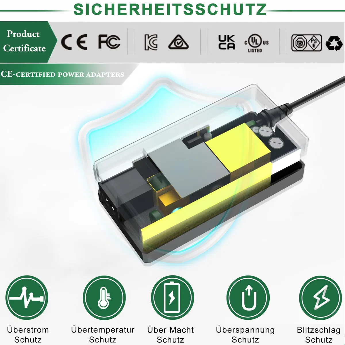AC-DC 24 V, cavo di alimentazione per Dymo 4XL 400 450 5XL 550 Label Thermal Twin Turbo etichette stampante Duo stampante 1752267 1752266 1752265 1752264 LabelWriter cavo di ricarica