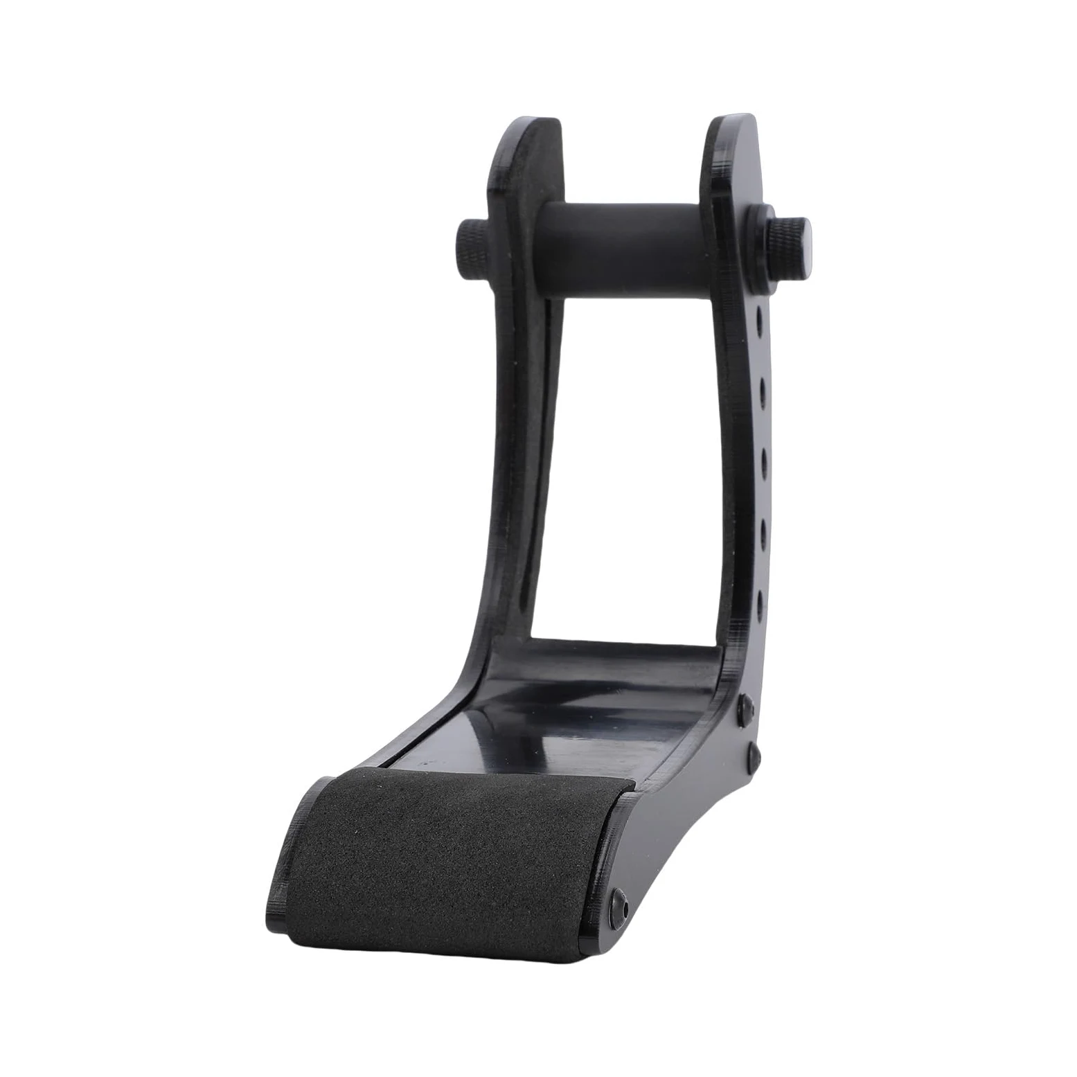 Supporto Ergonomico per Chitarra Elettrica, Supporto per Gamba del Poggiapiedi Regolabile in Altezza in 6 Posizioni, Gamba di per Chitarra Elettrica in Acrilico con Morsetto Laterale,