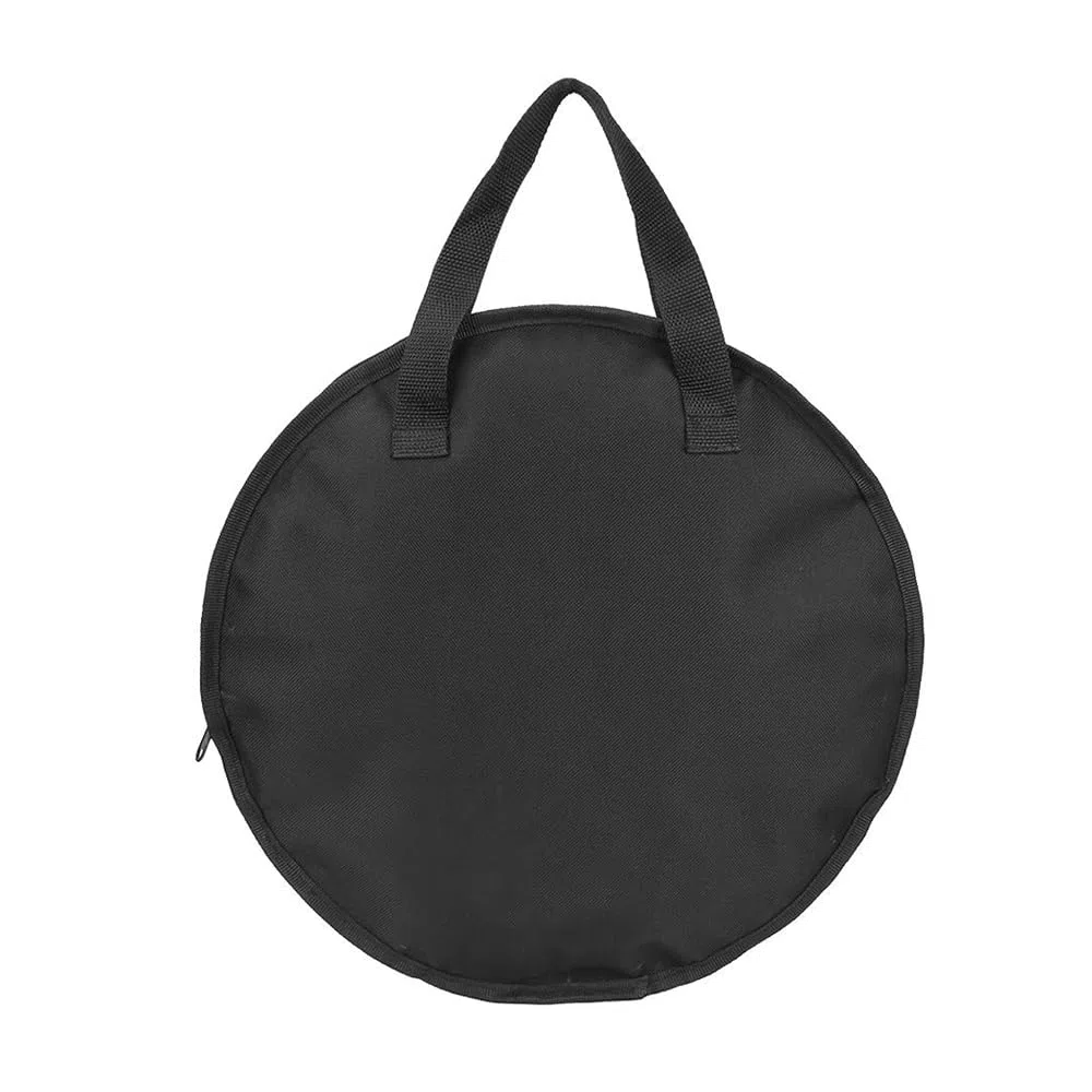 Borsa per Pad da Allenamento per Batteria da 12 Pollici con Maniglia Custodia per Trasporto Pad per Batteria in Tessuto Oxford Nero Accessorio per Batteria Resistente e Protettivo