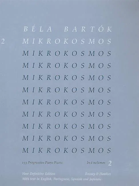Mikrokosmos: 153 Klavierstücke, vom allerersten Anfang an. Vol. 2. Klavier.
