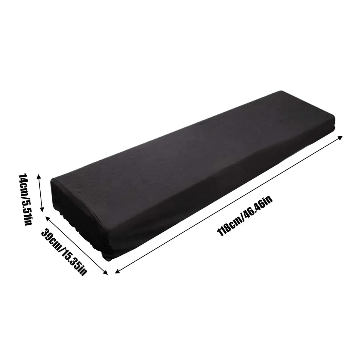 Protezione per tastiera, copertura antipolvere a 61 tasti, impermeabile, elastica, protezione antipolvere per pianoforte, antistatica, leggera e facile da riporre per musicisti, 1 pezzo