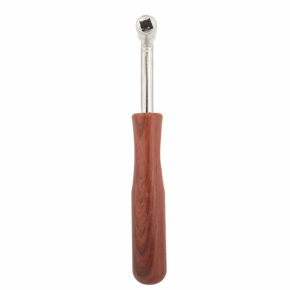 Tbest 3/8 Piano Tuning Key,Pianoforte Professionale Tuner Spanner L Forme Pianoforte Tuning Hammer Leva Chiave Legno Disk Maniglia Guzheng Riparazione Strumento