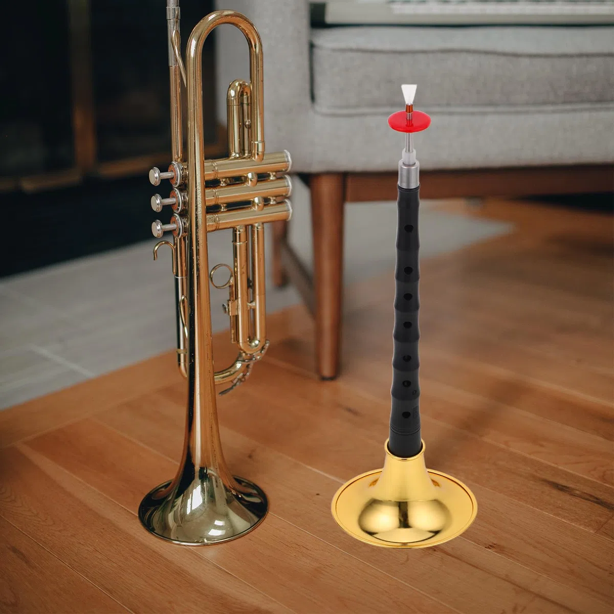 Strumento Musicale Suona Tradizionale in Legno per Principianti con Bocchino Strumento Musicale a Fiato Multifunzionale e Resistente e Bande Folkloristiche